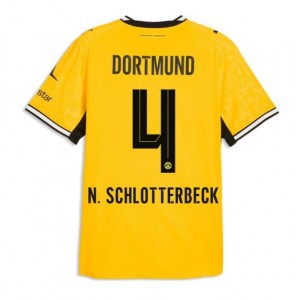Borussia Dortmund Nico Schlotterbeck #4 Jalkapallovaatteet Kotipaita 2026-27 Lyhythihainen